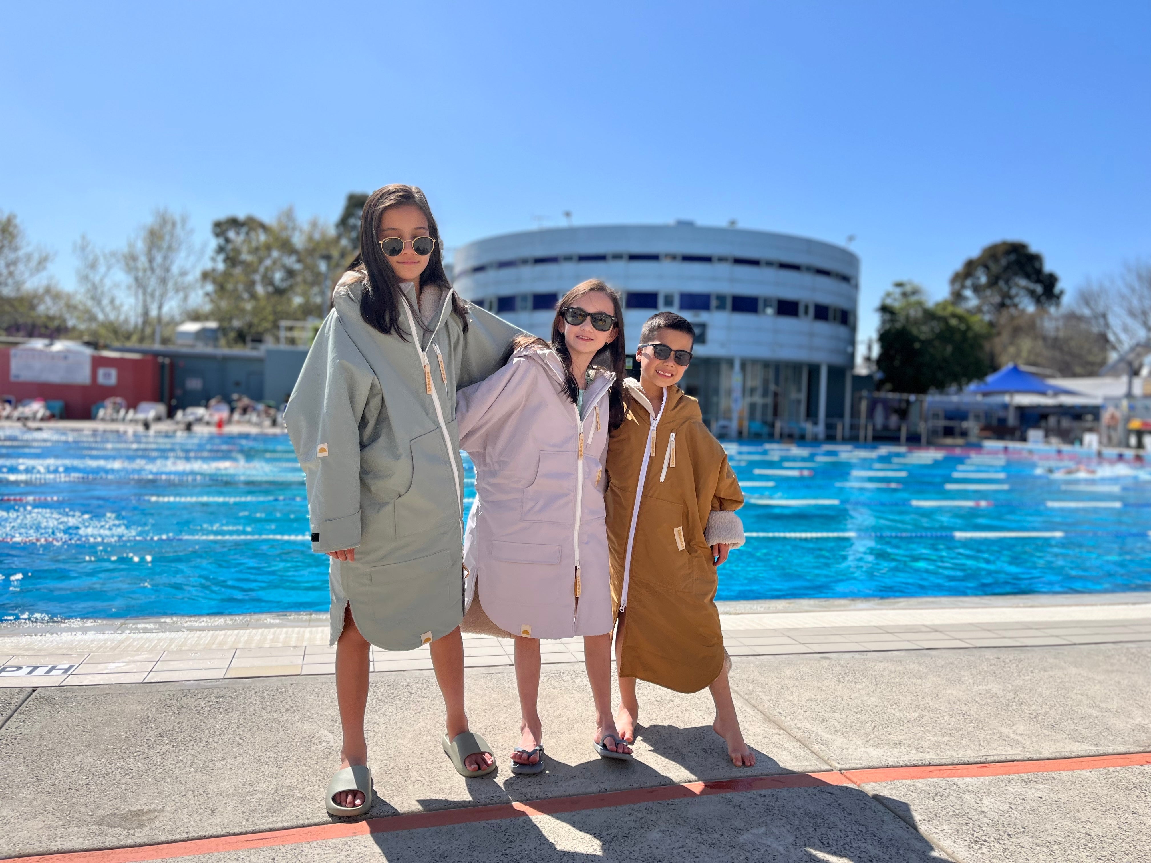 Swimming overcoat hot sale